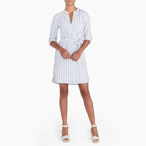 J. Crew striped shirtdress